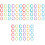 3Pcs Baby Teether Ring Links Assorted Color Rattles Stroller Toys 3