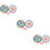 6 Sets Portable Dart Board Toy Kit For Kids 9