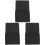 3Pcs Dark Grey Felt Bedside Hanging Storage Bag Organizer 2