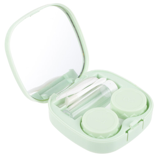 2Sets Compact Storage Box Durable Plastic Contact-Lens Case 1