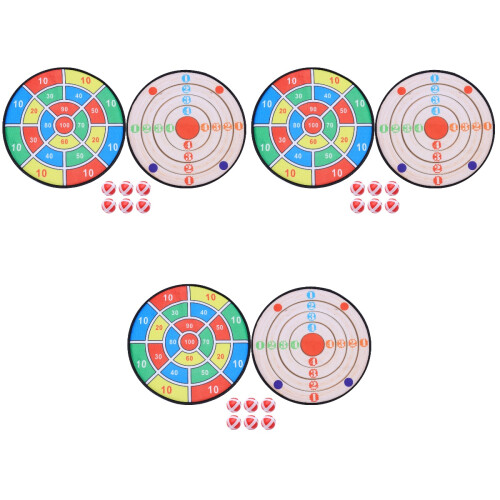 6 Sets Portable Dart Board Toy Kit For Kids 2