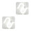 2 Pcs Artificial Sewing Patch Ruler Tool Professional 3