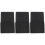 3Pcs Dark Grey Felt Bedside Hanging Storage Bag Organizer 4