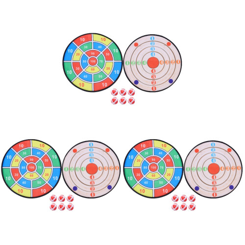 6 Sets Portable Dart Board Toy Kit For Kids 1