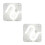 2 Pcs Artificial Sewing Patch Ruler Tool Professional 7
