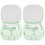 2Sets Compact Storage Box Durable Plastic Contact-Lens Case 4