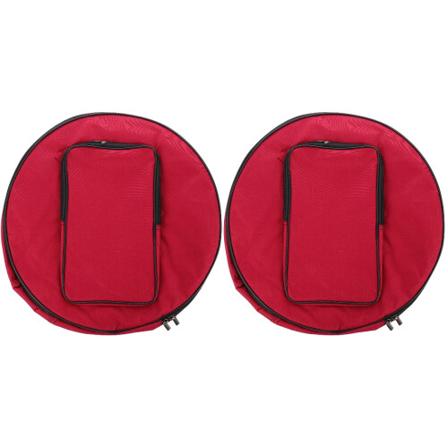 2Stk Rote Snare Drum Rucksack Hochwertig Und Robust 1