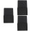 3Pcs Dark Grey Felt Bedside Hanging Storage Bag Organizer 6