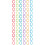 3Pcs Baby Teether Ring Links Assorted Color Rattles Stroller Toys 8