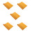 5pcs Bamboo Slips Unfinished Bamboo Sheet For Menu Book Decorative Educational 10