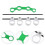 4 Pcs Plastic Finger Expansion Trainers For Musical Instruments 8