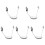 5pcs Chin Strap Cup Belt White Adjustable Polyester 2