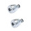 2Pcs Silver Splash-Proof Tap Filter with 360 Rotation for Home Sink 7