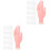 2 Sets Vivid Manicure Practice Hand Model False Hand Diy Tools 3