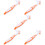 5Pcs Orange Turtle Shell Cleaning Brush Double-Sided Plastic Bristles 9