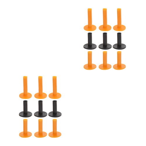 18Pièces Accessoires Golf Tee Mat Entraînement Résistant 2