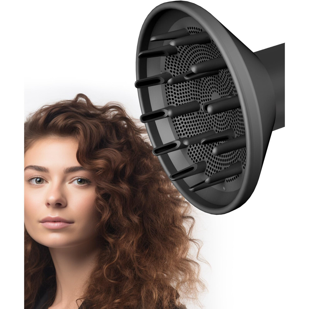 Diffuser Attachment for Curly Hair HD01HD15 with CurlEnhancing Airflow for Dyson Supersonic