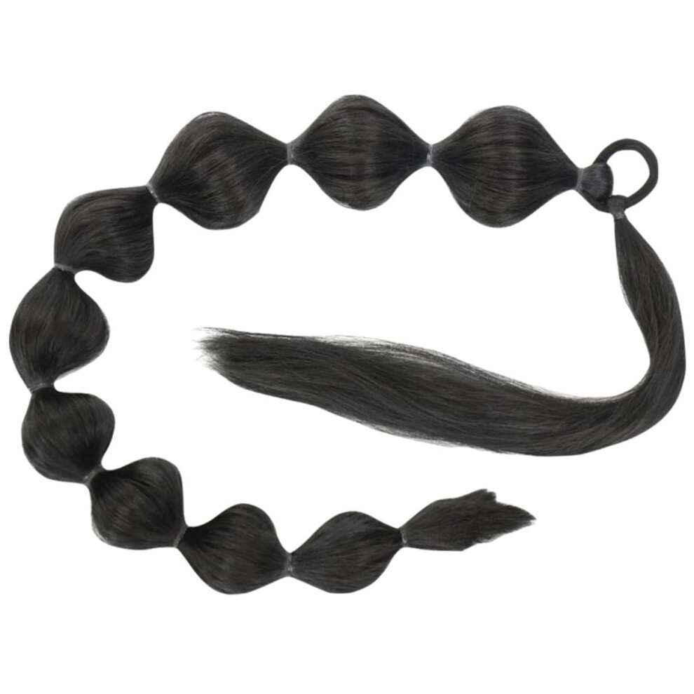 Long Synthetic Drawstring Afro Bubble Ponytail Extension for Women with Stylish Volume and Secure Fit
