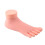 Nail Art Practice Foot with Realistic Texture, Flexible Movable Toes, Reusable Silicone Training Tool 1