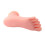 Nail Art Practice Foot with Realistic Texture, Flexible Movable Toes, Reusable Silicone Training Tool 2