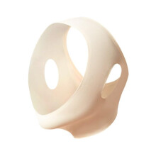V Face Lifting Strap with Adjustable Fit, Breathable Double Chin Reducer Band, Beige