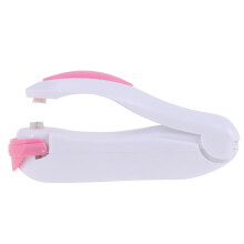 2Pcs Portable Pink Home Sealing Machine Plastic Bag Sealer for Snacks