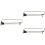 3Sets Garderobenbügel Regal Silber Verstellbar Für 6