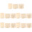 15Sets Beige Kinder Malbrett Holz Mit Stabilem Blanko 6