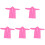 5Pièces Poncho Rose Eva Portable Pour Cyclisme Et Camping 4
