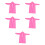 5Pièces Poncho Rose Eva Portable Pour Cyclisme Et Camping 9