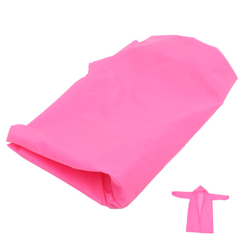 5Pièces Poncho Rose Eva Portable Pour Cyclisme Et Camping 1