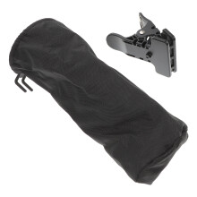 1Ensemble - De Batterie Polyvalent Tissu Plastique Noir