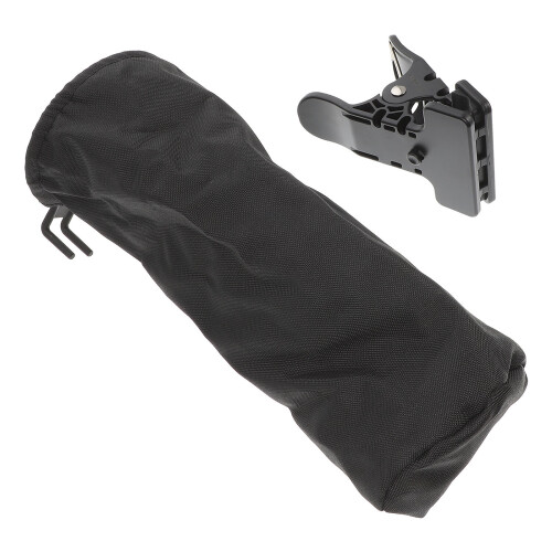1Ensemble - De Batterie Polyvalent Tissu Plastique Noir
