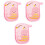 3Pièces Éponges Bain Roses Moussantes Accessoires 4