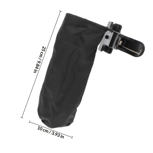 1Ensemble - De Batterie Polyvalent Tissu Plastique Noir 1