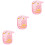 3Pièces Éponges Bain Roses Moussantes Accessoires 6