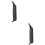 2Pièces Sac - Percussion, Design Courbe, Couleur Noire 6