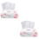 2Paquets Cotons Rouges Jetables Doux Pour Nettoyage Et 5