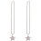 2Pièces Pendentif Étoile Argentée Décoration Intérieur 7