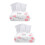 2Paquets Cotons Rouges Jetables Doux Pour Nettoyage Et 6