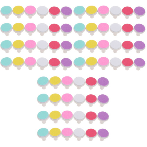 72Pièces Pads Ongles Multicolores Pour Sûr Et Facile 2