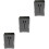 3Pièces Boîte Noire Rangement Ciseaux Salon Stable Et 6
