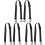 6Pièces Fixation Roller Ski Réglable Résistant Noir 3