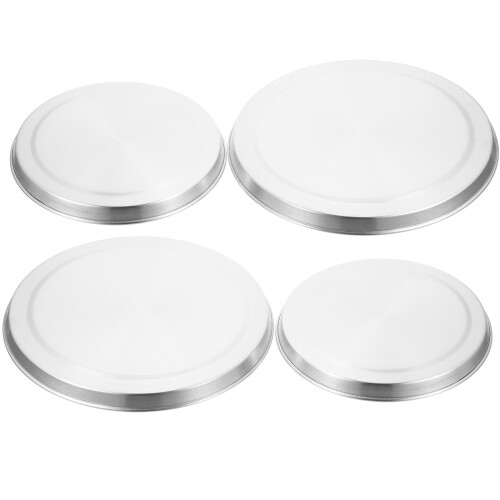 16Pièces Couvercles De Table De Cuisson En Acier Inoxydable Argenté