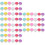72Pièces Pads Ongles Multicolores Pour Sûr Et Facile 7