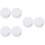 6Pièces Fixation Tringle ABS Usage Simple 8