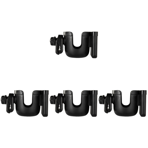 4Pièces -Gobelet Poussette Noir Longue Durée 1