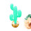 2Pcs Creative Green Inflatable Cactus Decor Lightweight PVC Beach Toy 8