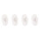 4Pièces Oreilles En Silicone Blanches Pour Cours Anatomie 8
