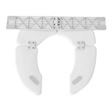 2Pièces Coussins Wc Rembourrés En PP Blanc Pour Enfants Confortables